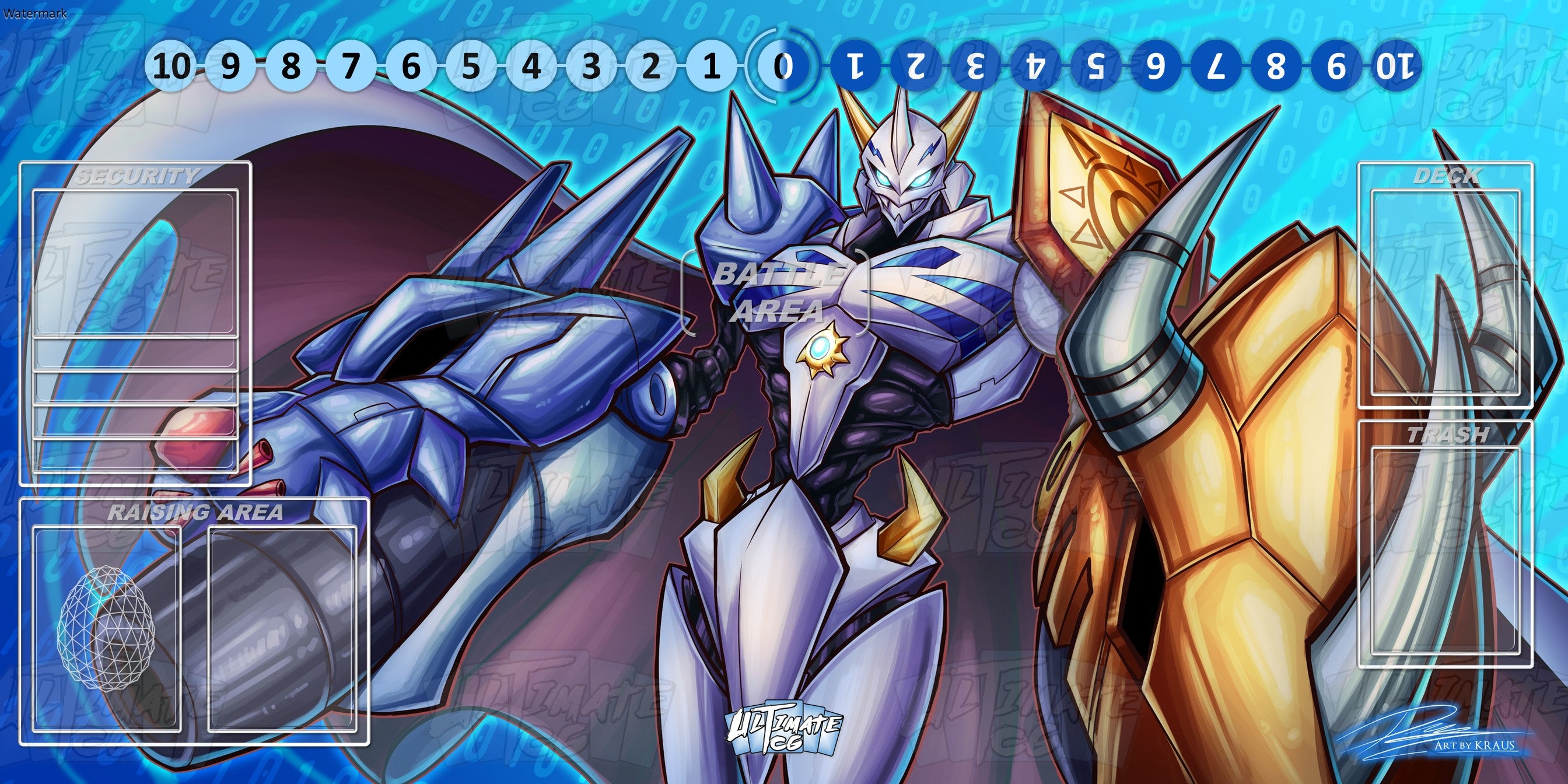 Digimon Card Game Grande Playmat - Omnimon Digimon Card Game Grande Playmat - Omnimon