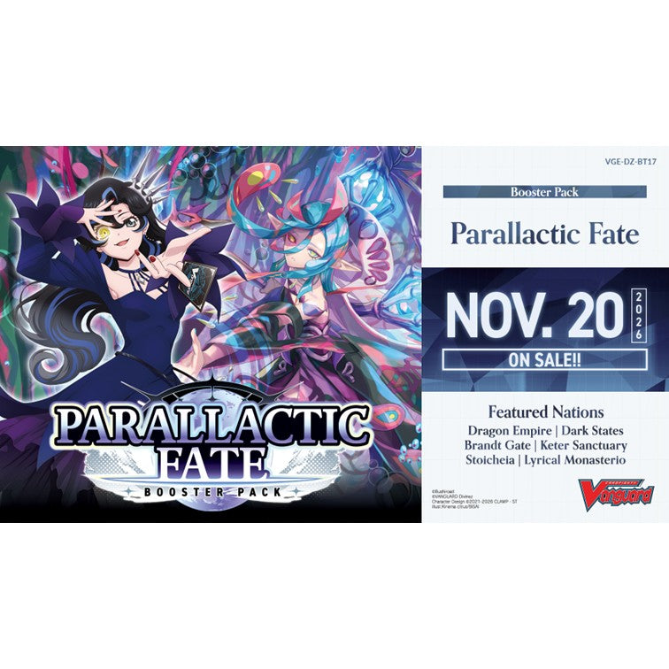 Cardfight!! Vanguard DZ-BT17 Booster Box - Parallactic Fate