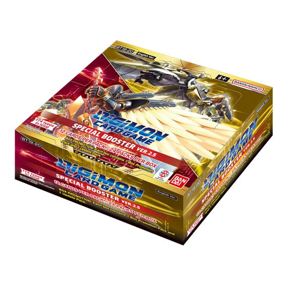 Digimon Card Game BT19-BT20 Booster Box - Special Booster Ver 2.5 Digimon Card Game BT19-BT20 Booster Box - Special Booster Ver 2.5