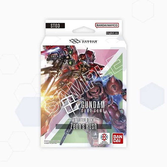 Gundam Card Game Starter Deck ST03 - Zeon's Rush