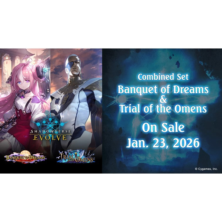 Shadowverse: Evolve Booster Box Combined Set - Banquet of Dreams & Tri Shadowverse: Evolve Booster Box Combined Set - Banquet of Dreams & Tri