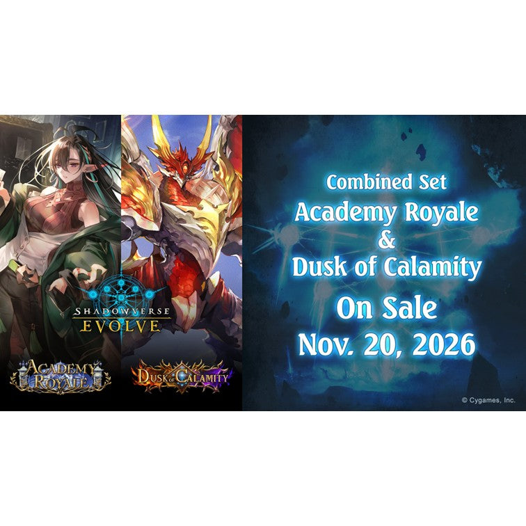 Shadowverse: Evolve Booster Box Combined Set BP21/22 - Academy Royale & Dusk of Calamity