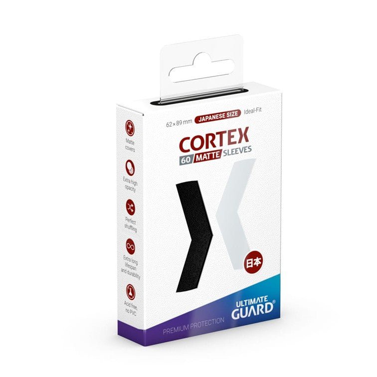 Ultimate Guard Cortex Sleeves Matte Small/Japanese - Black