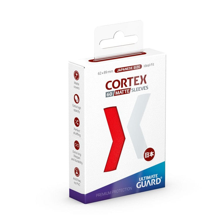 Ultimate Guard Cortex Sleeves Matte Small/Japanese - Red