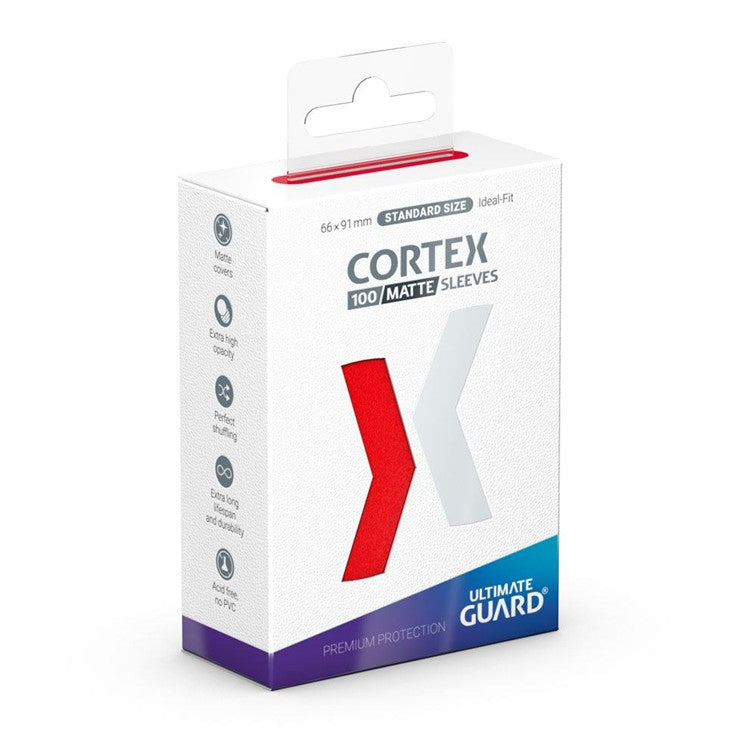 Ultimate Guard Cortex Sleeves Matte Standard - Red