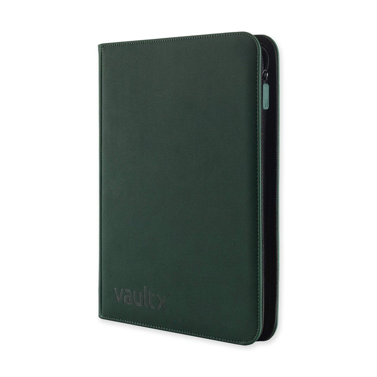 Vault X Exo-Tec Zip Binder - 9 Pocket - Forest Green