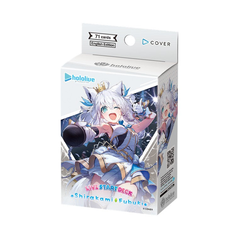 hololive OFFICIAL CARD GAME Live Start Deck hSD14 - Shirakami Fubuki