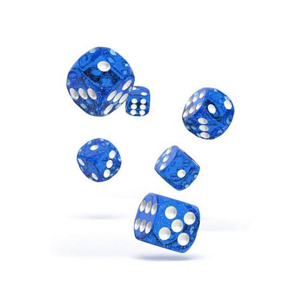 Oakie Doakie Dice D6 Dice 16 mm Speckled - Blue (12) - Ultimate TCG Limited