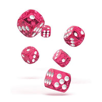 Oakie Doakie Dice D6 Dice 16 mm Speckled - Pink (12) - Ultimate TCG Limited