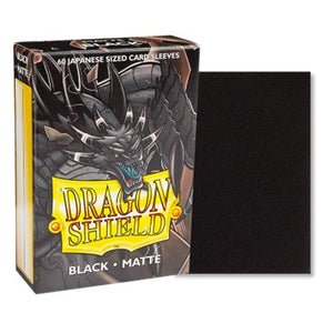 Dragon Shield Small Card Sleeves - Black Matte