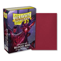 Dragon Shield Small Card Sleeves - Blood Red Matte