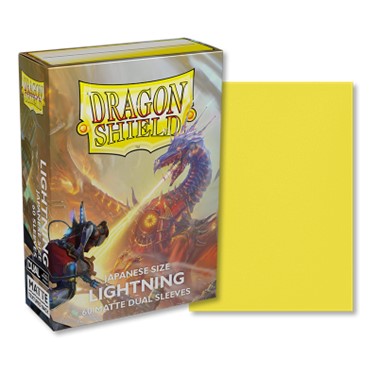 Dragon Shield Small Card Sleeves - Dual Matte - Lightning