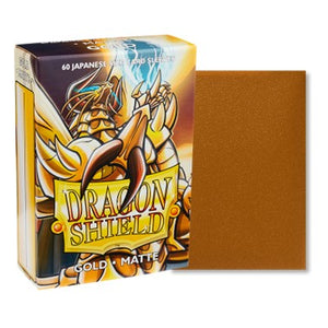 Dragon Shield Small Card Sleeves - Gold Matte
