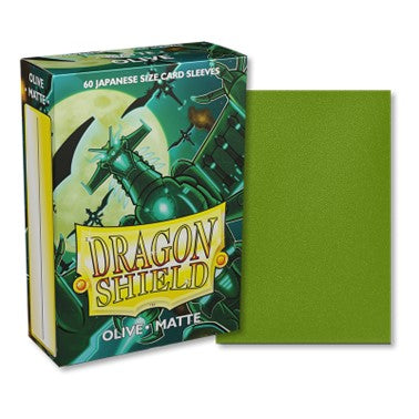Dragon Shield Small Card Sleeves - Olive Green Matte