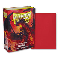Dragon Shield Small Card Sleeves - Ruby Matte