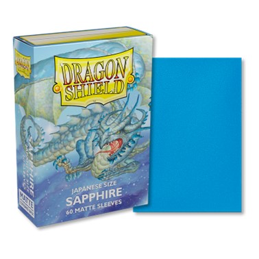Dragon Shield Small Card Sleeves - Sapphire Matte