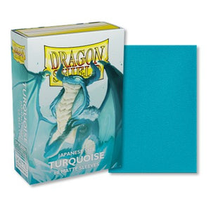 Dragon Shield Small Card Sleeves - Turquoise Matte