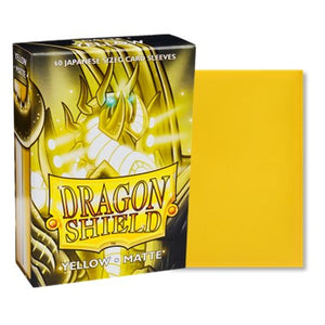 Dragon Shield Small Card Sleeves - Yellow Matte