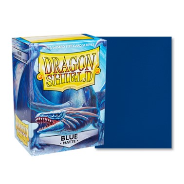 Dragon Shield Standard Card Sleeves - Blue Matte Dragon Shield Standard Card Sleeves - Blue Matte
