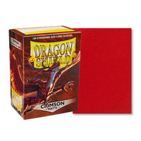 Dragon Shield Standard Card Sleeves - Crimson Matte