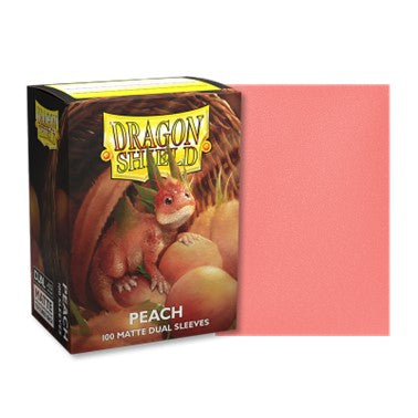Dragon Shield Standard Card Sleeves - Dual Matte - Peach