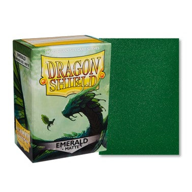 Dragon Shield Standard Card Sleeves - Emerald Matte