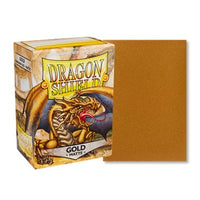 Dragon Shield Standard Card Sleeves - Gold Matte