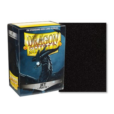 Dragon Shield Standard Card Sleeves - Jet Matte