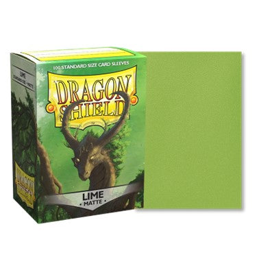 Dragon Shield Standard Card Sleeves - Lime Matte