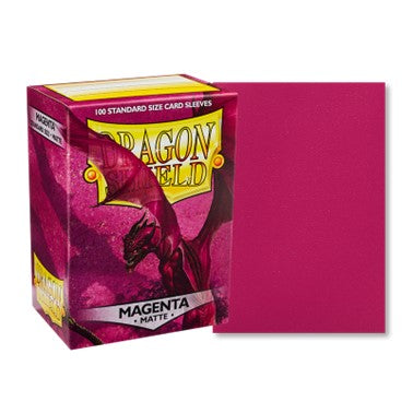 Dragon Shield Standard Card Sleeves - Magenta Matte