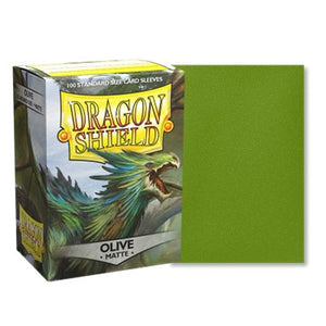 Dragon Shield Standard Card Sleeves - Olive Matte