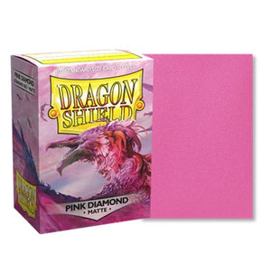 Dragon Shield Standard Card Sleeves - Pink Diamond Matte