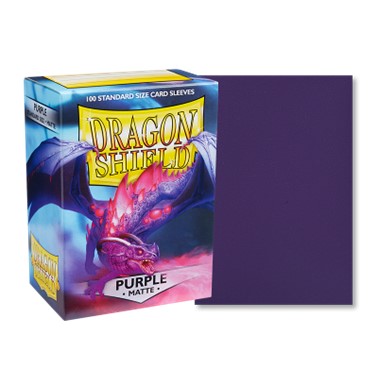 Dragon Shield Standard Card Sleeves - Purple Matte