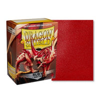 Dragon Shield Standard Card Sleeves - Ruby Matte