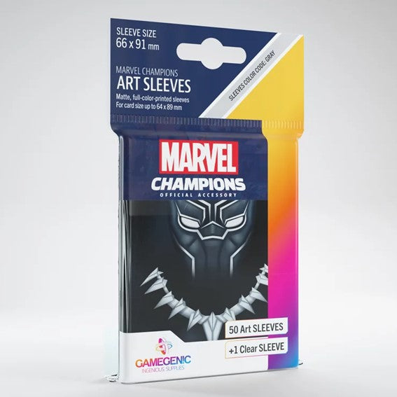 Marvel Champions Card Sleeves - Black Panther