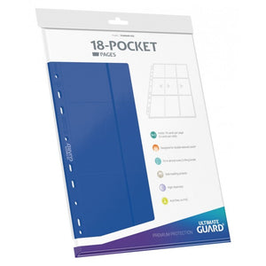 Ultimate Guard 18-Pocket Side-Loading Pages (10) - Blue